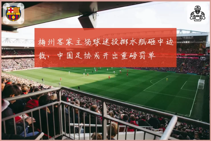 梅州客家主场球迷投掷水瓶砸中边裁,中国足协或开出重磅罚单