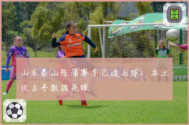 山东泰山陈蒲赛季已造七球,本土攻击手数据亮眼